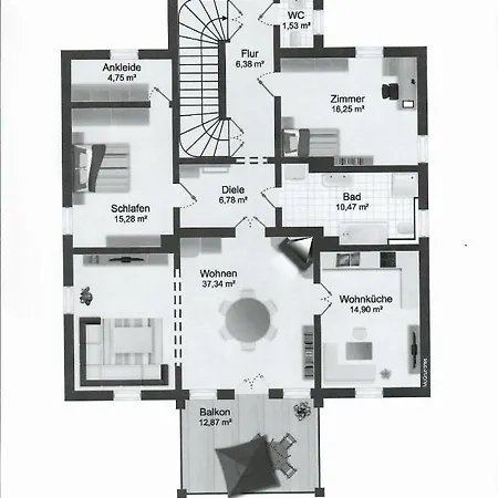 Daire Helle Terrassenwohnung In Traumlage Von *
